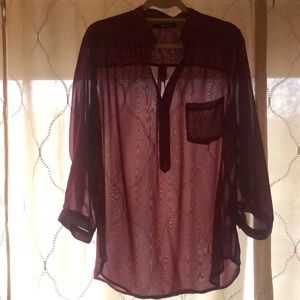 Maurices 3/4 length blouse